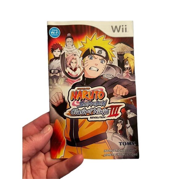 Tomy Naruto Shippuden Clash of Ninja Revolution 3 - Nintendo Wii Video Game OS - Picture 3 of 11